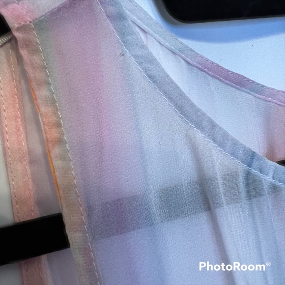 Zara Trafaluc Collection watercolor dress - Picture 9 of 9